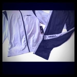 NWT* AND1 * TRACK SUIT * MENS SZ. L